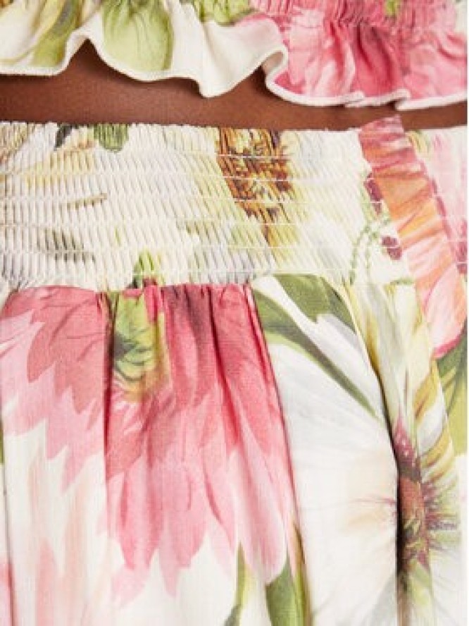 Guess Spódnica plisowana W5GD64 WH4S2 Kolorowy Regular Fit