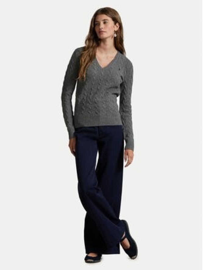 Polo Ralph Lauren Sweter 211971866500 Szary Slim Fit