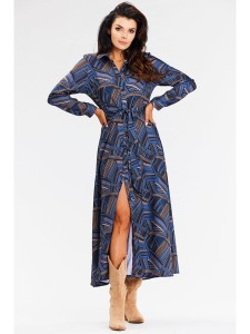 Awama Sukienka w kolorze granatowym rozmiar: XL