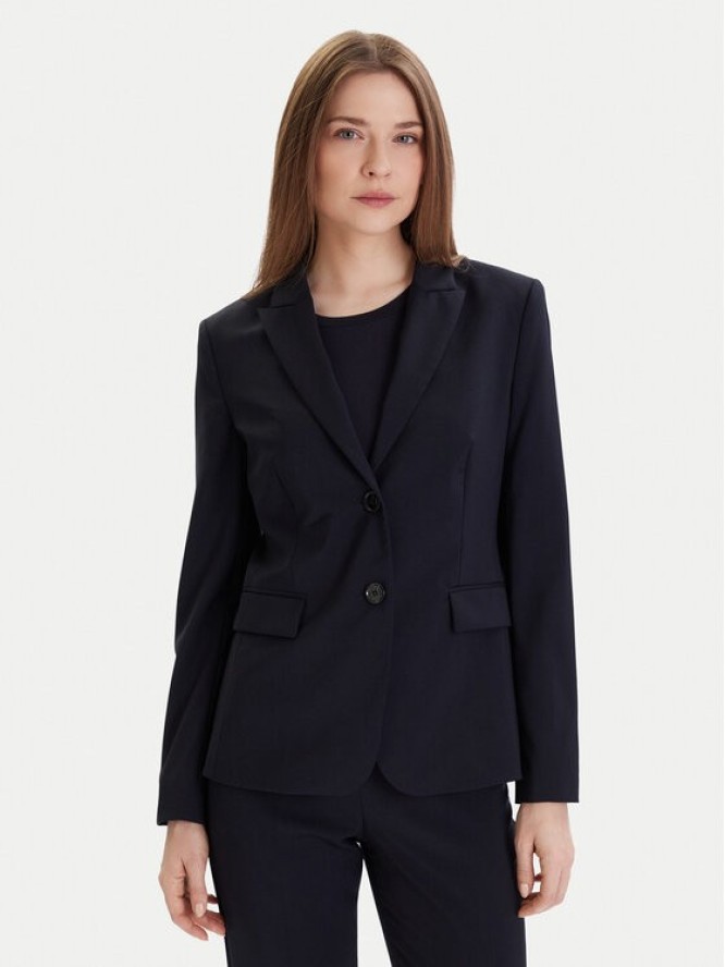 Boss Marynarka Juleah 50490035 Granatowy Regular Fit