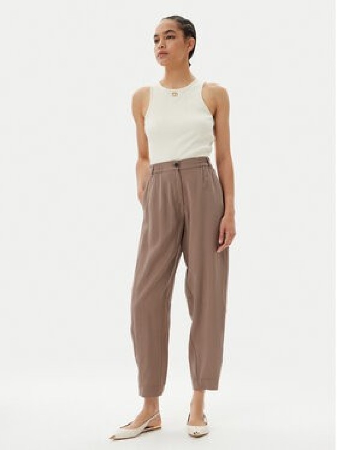 ACCESS FASHION Spodnie materiałowe 53-5112-405 Beżowy Regular Fit