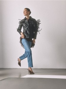 Jeansy straight fit - niebieski