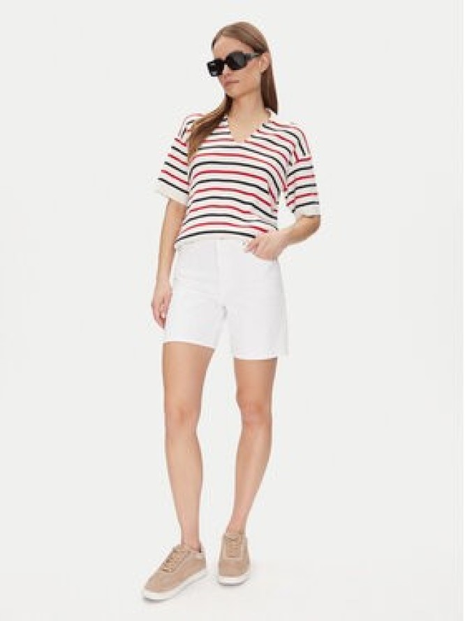 Tommy Hilfiger Sweter Mini Stp Co Open Polo Ss Swt WW0WW45400 Kolorowy Regular Fit