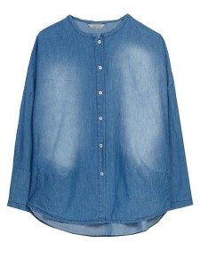 Herrlicher Bluzka dżinsowa w kolorze niebieskim rozmiar: S