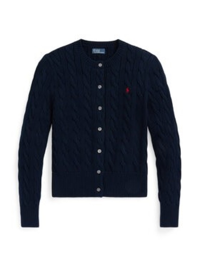 Polo Ralph Lauren Kardigan 211891643002 Granatowy Regular Fit