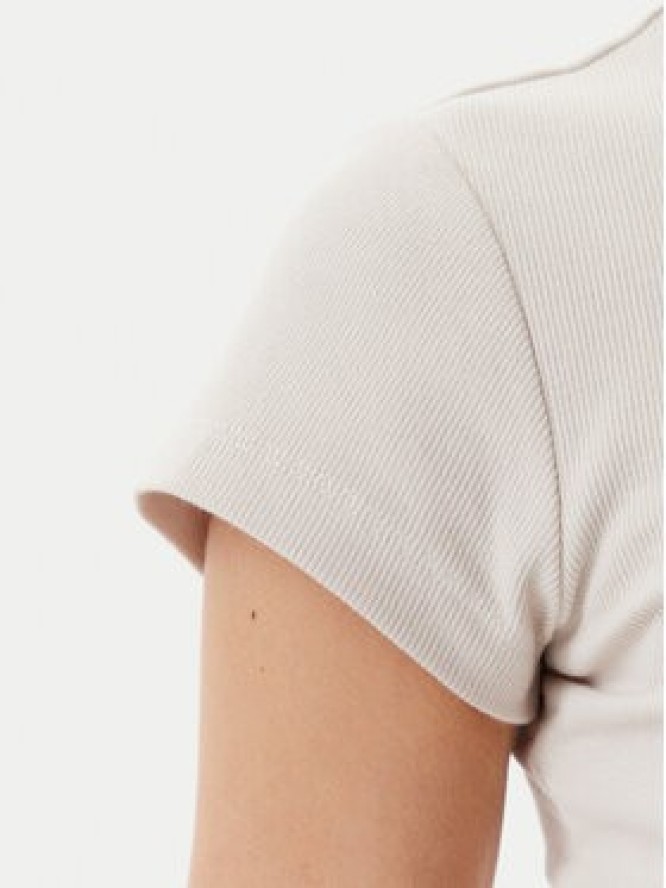 Element T-Shirt ELJKT00117 Beżowy Slim Fit