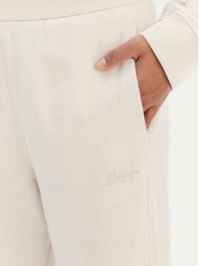 BOSS Spodnie dresowe C-Endless 50554685 Écru Relaxed Fit