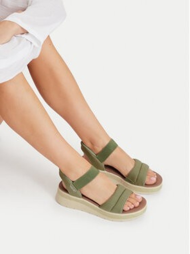 Skechers Sandały BOBS Sun Ray 114413/OLV Zielony