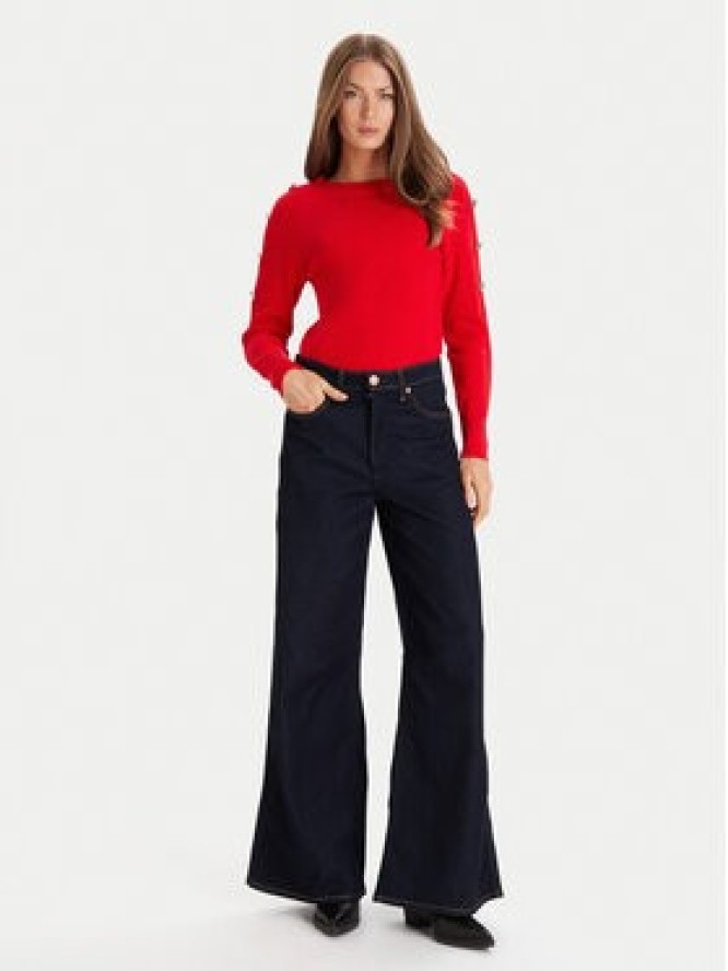 Morgan Sweter 252-MTECNA Czerwony Regular Fit