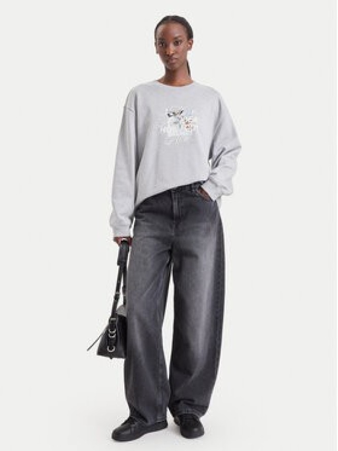 HUGO Bluza Classic Crew_B_5 50575981 Szary Regular Fit