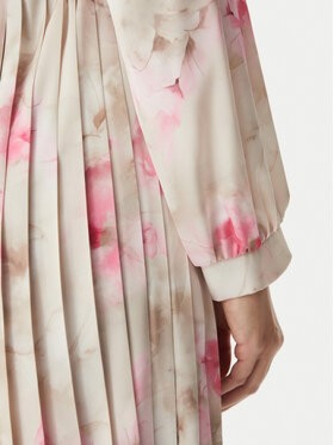 Rinascimento Sukienka koktajlowa CFC0127960003 Beżowy jasny Regular Fit