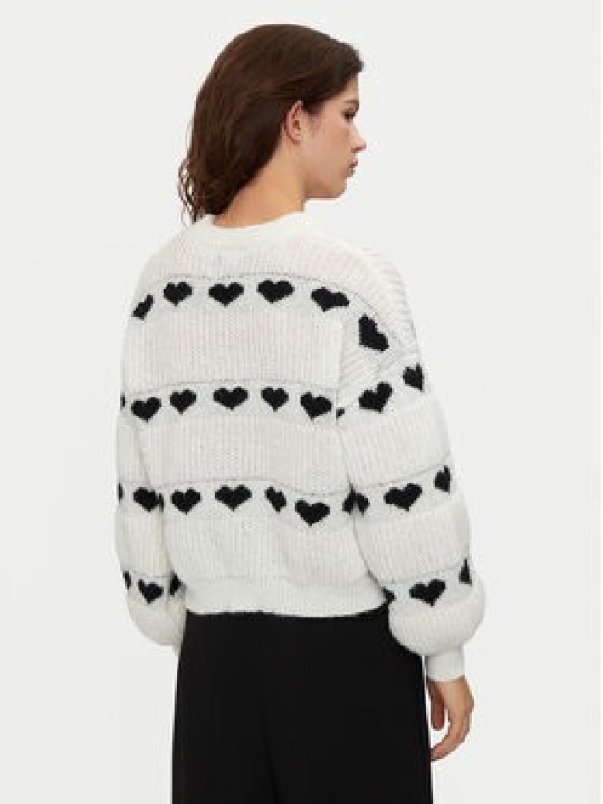 Pieces Sweter Nove 17152014 Écru Regular Fit