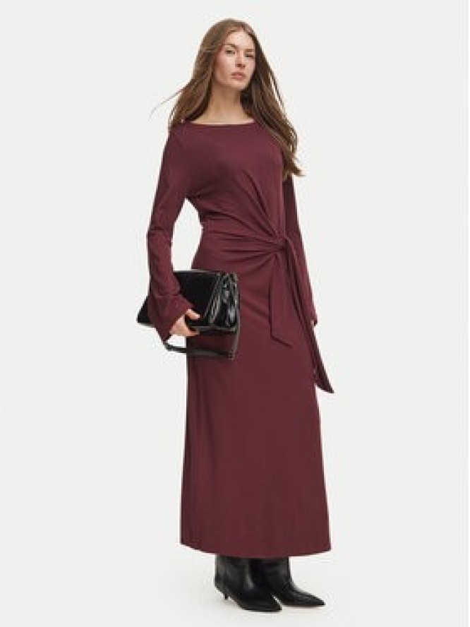 BOSS Sukienka codzienna 50568970 Bordowy Regular Fit