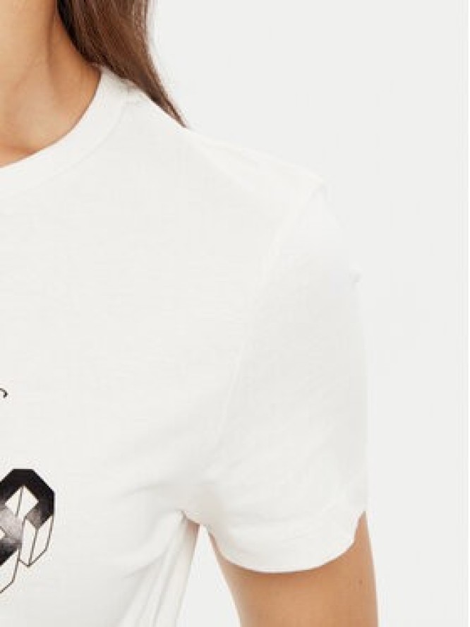 Guess T-Shirt V5RI06 I3Z14 Écru Regular Fit