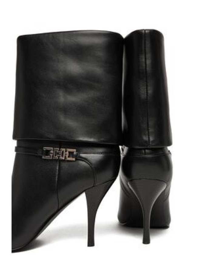 Guess Botki FLFNXX LEA10 Czarny