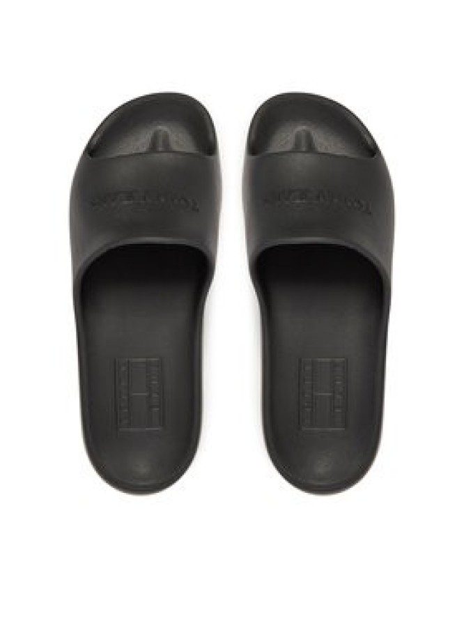 Tommy Jeans Klapki Tjw Chunky Pool Slide Ess EN0EN02879 Czarny