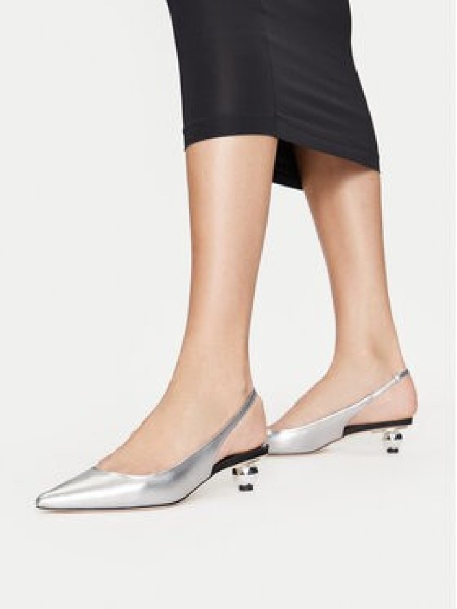 Weekend Max Mara Czółenka Gallico 2515521034600 Srebrny