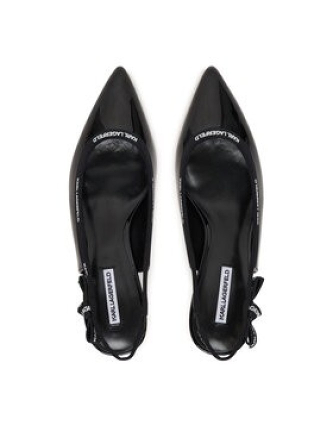 KARL LAGERFELD Czółenka Sienna KL32706 Czarny