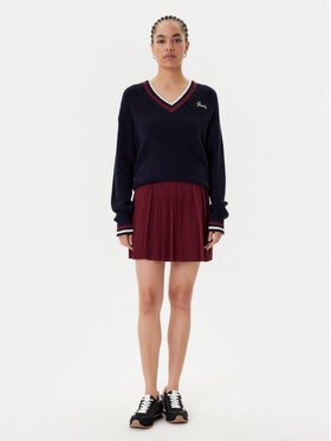 Guess Sweter V5BR01 Z1152 Granatowy Regular Fit