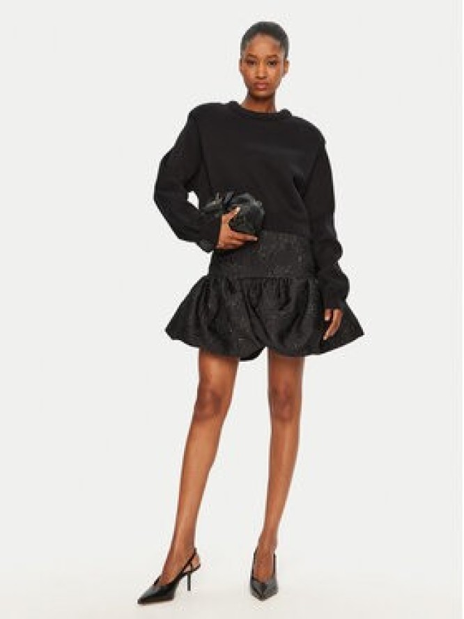 ROTATE Sweter 114035100 Czarny Regular Fit