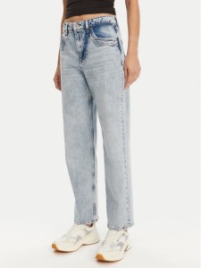 Tommy Jeans Jeansy Layla DW0DW21418 Niebieski Straight Fit