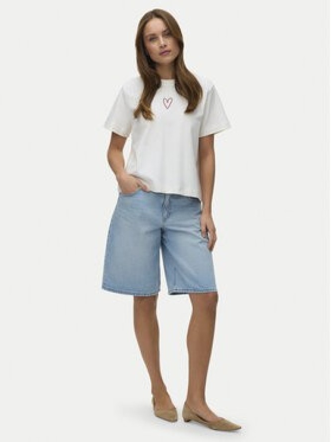 Vero Moda T-Shirt Sara 10311633 Biały Regular Fit