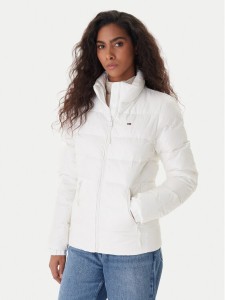 Tommy Jeans Kurtka puchowa DW0DW21618 Biały Slim Fit
