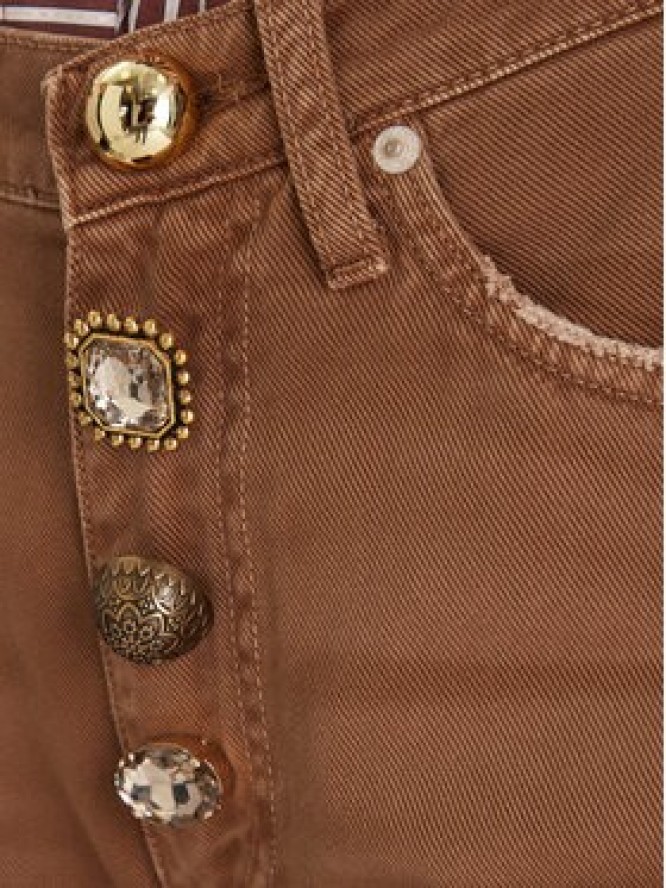 ViCOLO Jeansy DF5057 Brązowy Wide Leg