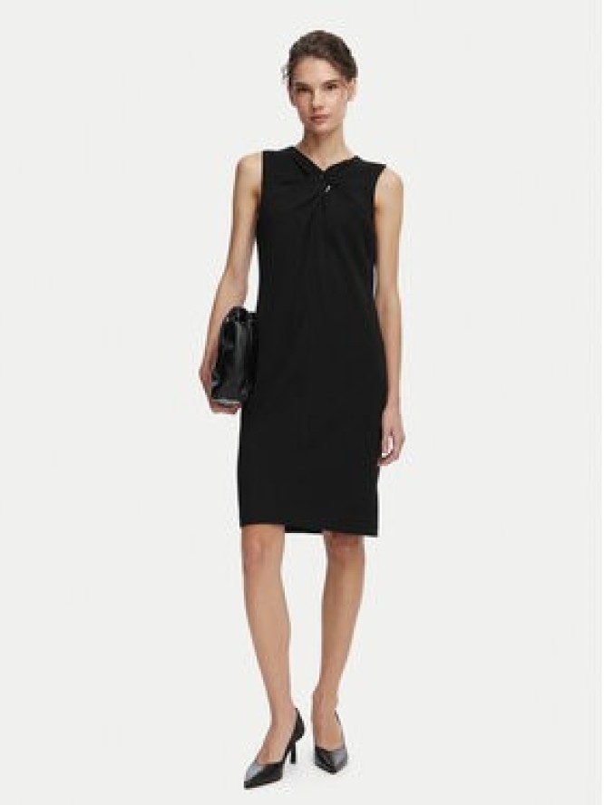 Calvin Klein Sukienka koktajlowa LV044G004G Czarny Slim Fit