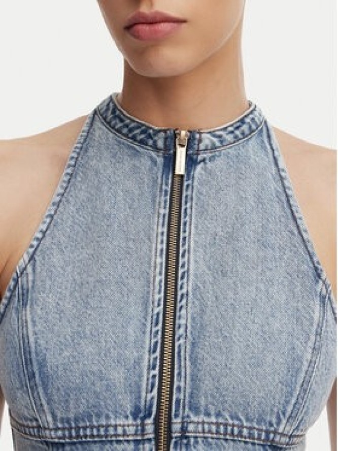 Armani Exchange Sukienka jeansowa XW002261 AF21338 MB001 Niebieski Regular Fit