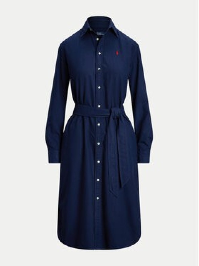 Polo Ralph Lauren Sukienka koszulowa 211963031 Granatowy Regular Fit