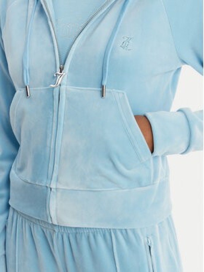 Juicy Couture Bluza Madison JCWAS126326 Błękitny Slim Fit