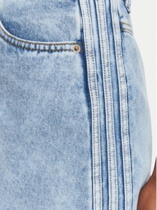 adidas Spódnica jeansowa KQ6487 Niebieski jasny Regular Fit