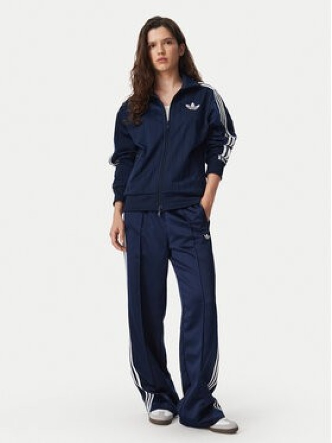 adidas Bluza Pinstripe Firebrid Loose Tracktop KS9983 Granatowy Regular Fit