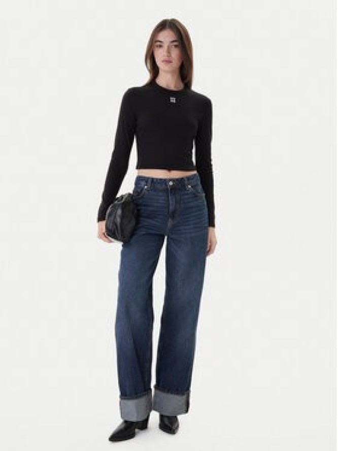 Hugo Bluzka Dafilomena_3 50518378 Czarny Slim Fit