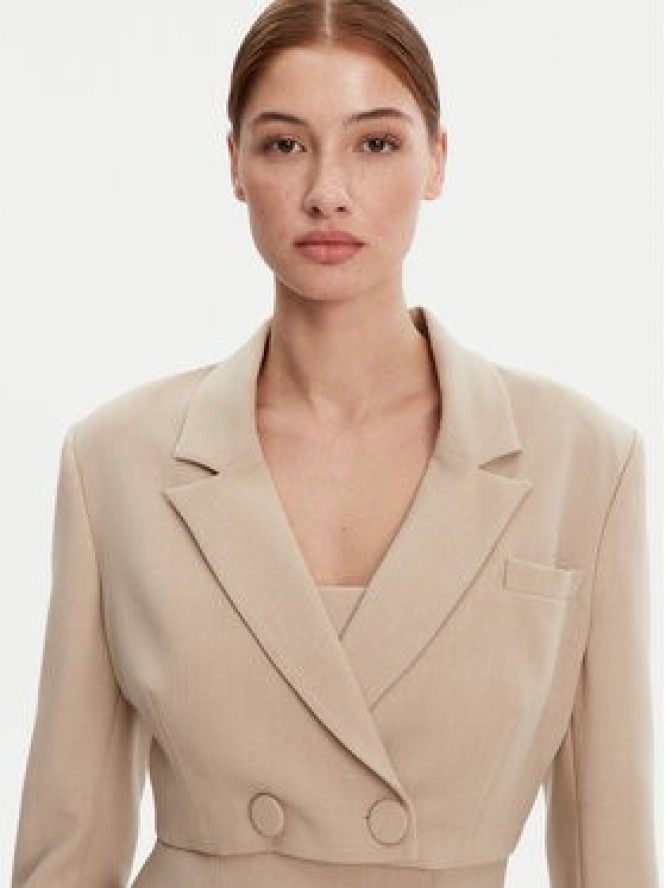 Bardot Marynarka 59657JB Beżowy Regular Fit