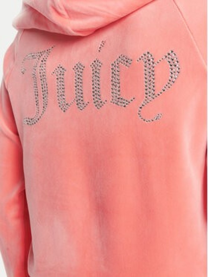 Juicy Couture Bluza Madison JCWA122001 Pomarańczowy Slim Fit