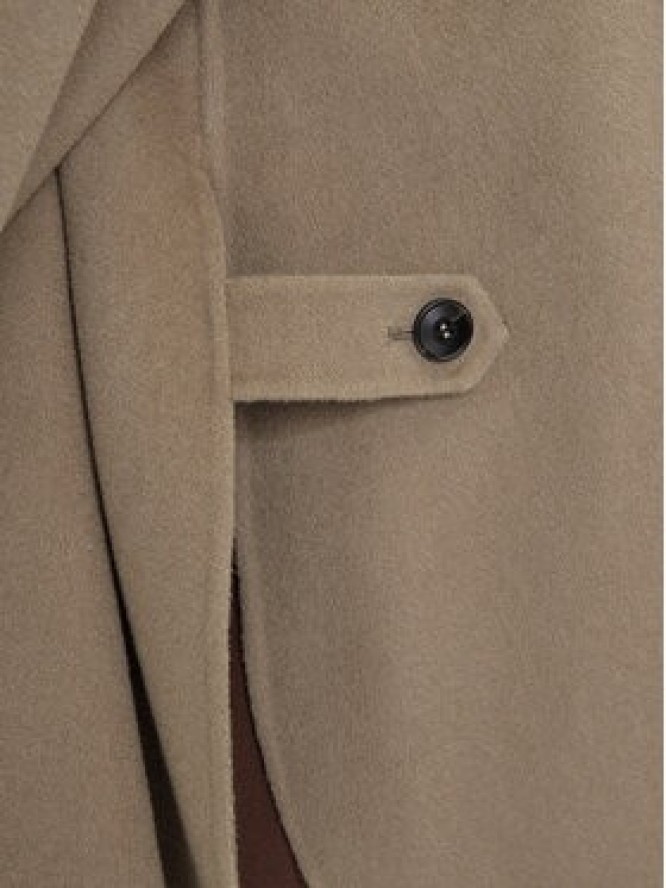 MAX&Co. Płaszcz wełniany Letizia 2526086071200 Zielony Oversize