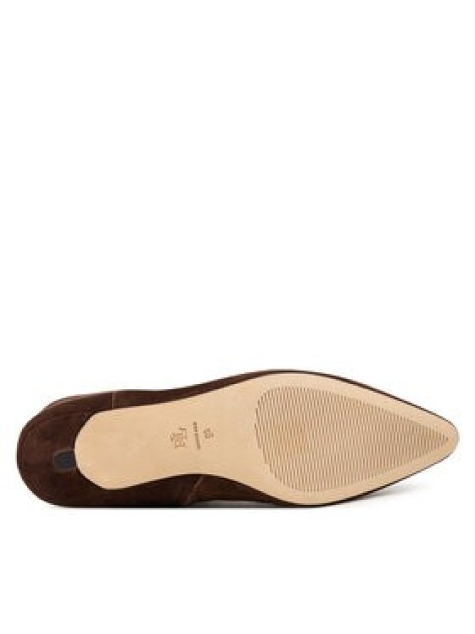 LAUREN RALPH LAUREN Kozaki Frncsa Tl Hl Bo Tal 802P15726002 Brązowy