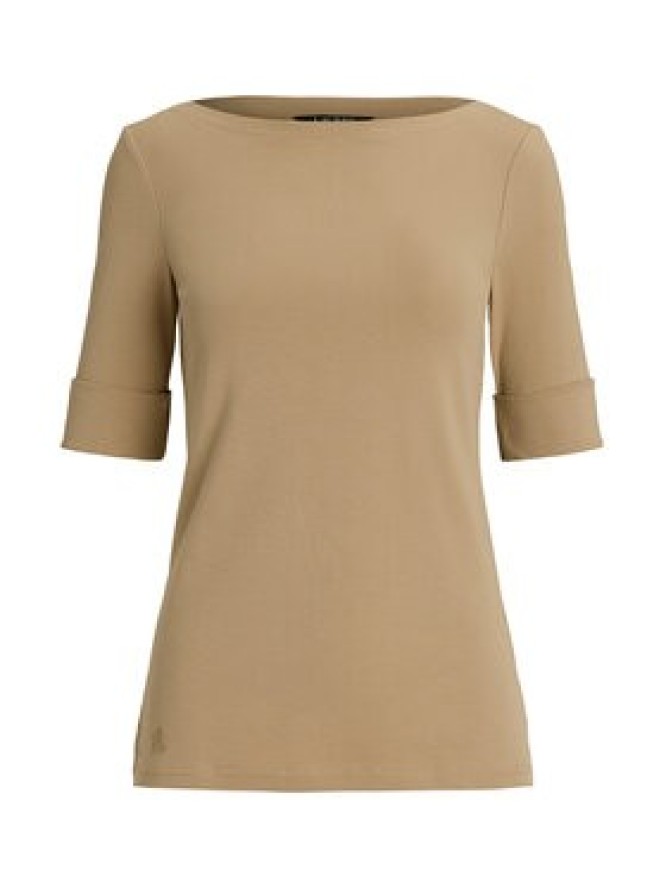 Lauren Ralph Lauren Bluzka 200654963177 Beżowy Slim Fit