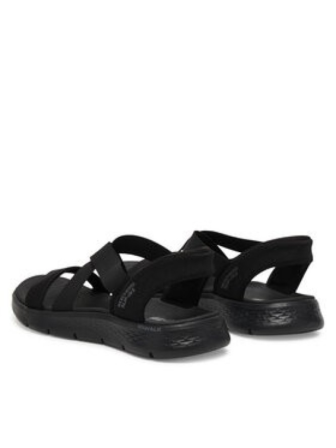 Skechers Sandały Go Walk Flex Sandal - Glimmer 141489/BBK Czarny