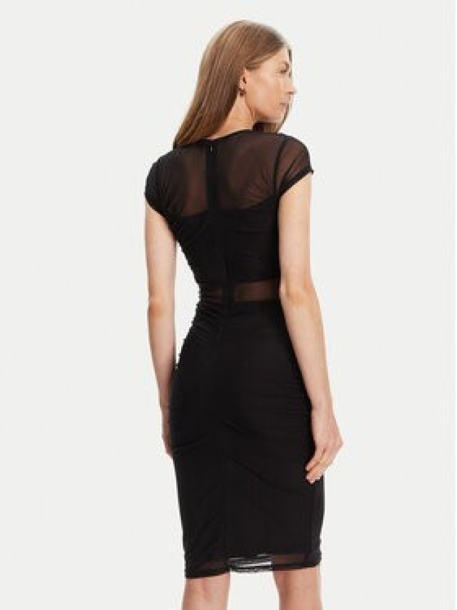 Guess Sukienka koktajlowa W5YK66 KBAH2 Czarny Regular Fit