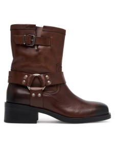 Tommy Jeans Botki Tjw Biker EN0EN02811 Brązowy