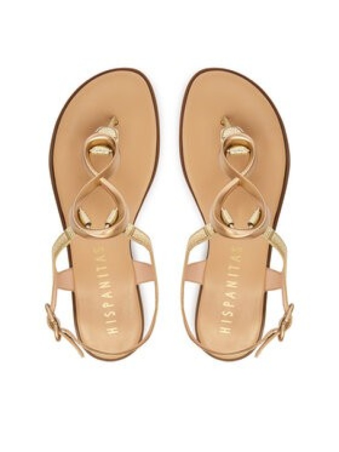 Hispanitas Sandały HV264784 C002 Złoty