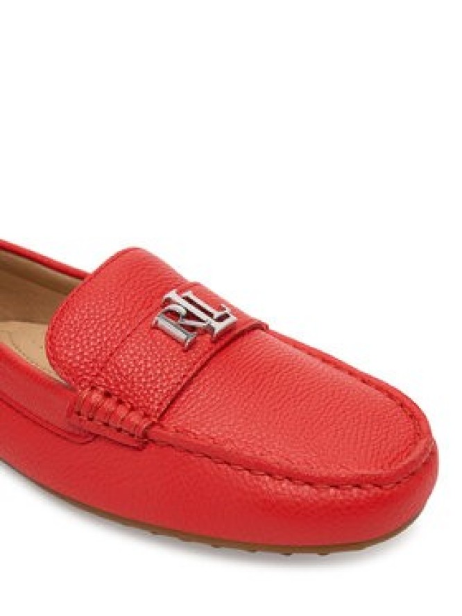 LAUREN RALPH LAUREN Mokasyny Kingad 802942768015 Pomarańczowy