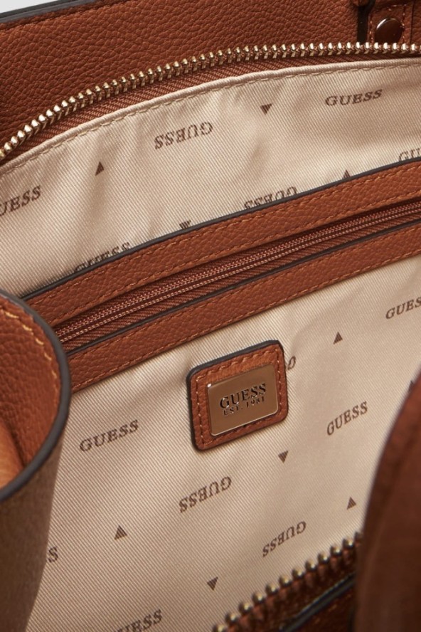 GUESS Brązowa torebka damska Meridian