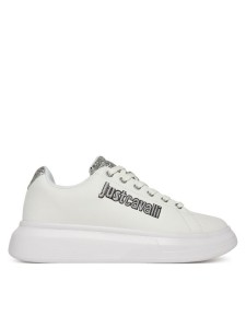 Just Cavalli Sneakersy 79RA3SB3 ZPB46 Biały