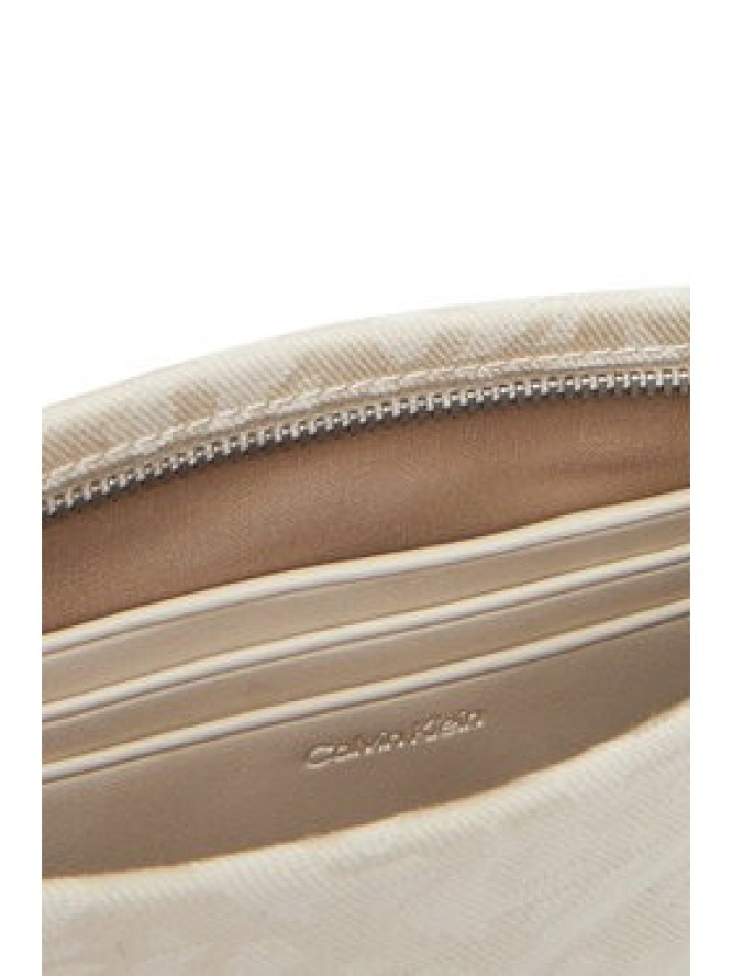 Calvin Klein Jeans Torebka Ckj Monogram Mini Bag LV04K3183G Beżowy