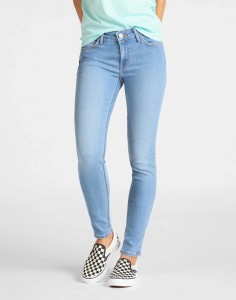 SPODNIE DAMSKIE LEE SCARLETT SKINNY LIGHT FLORIN L526MOHR 112111767