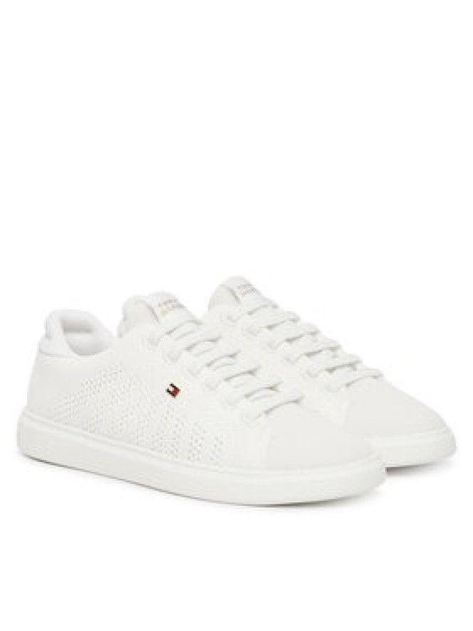 Tommy Hilfiger Sneakersy Th Icon Light Knit Sneaker FW0FW09401 Biały